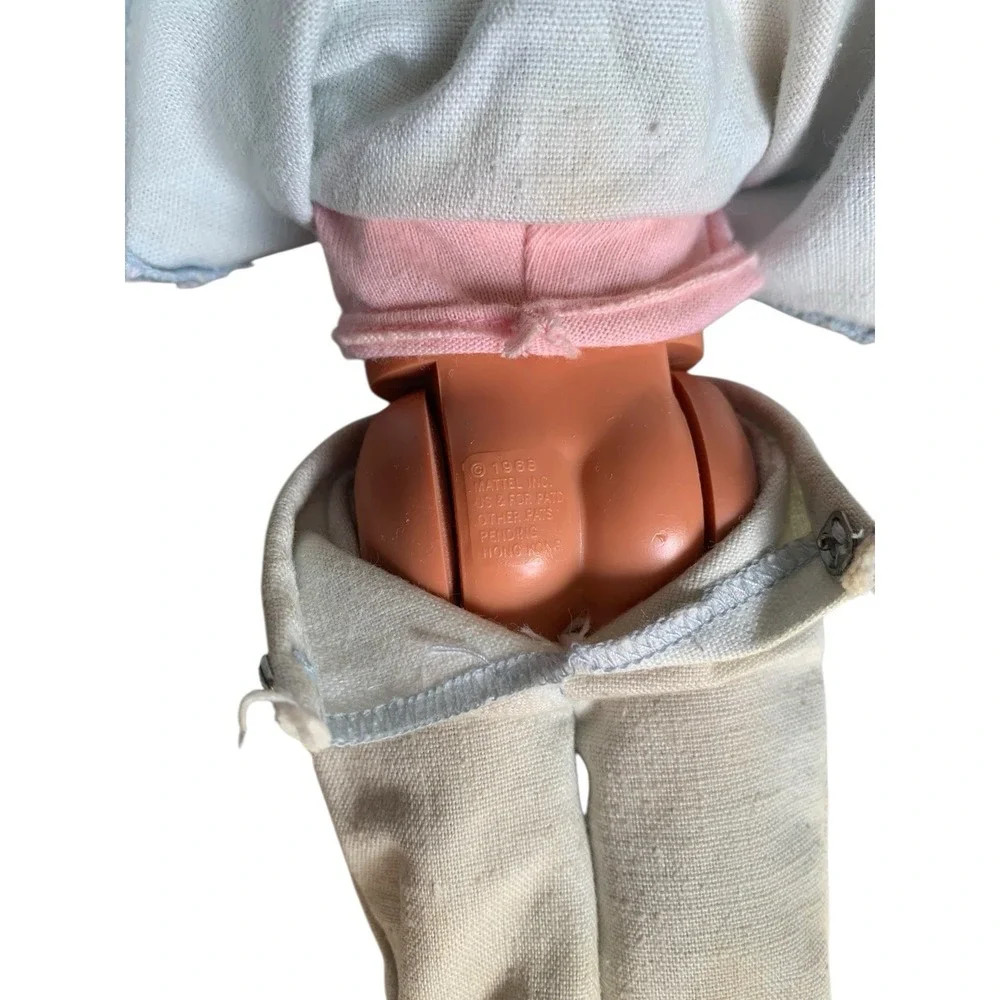 Vintage 1968 Ken Barbie Doll Molded Brown Hair Bendable 3Click Leg Hong Kong D47